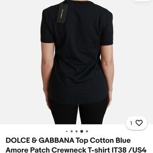 Dolce & Gabbana Black Short Sleeve T-shirt